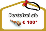 Portofrei ab 100 Euro