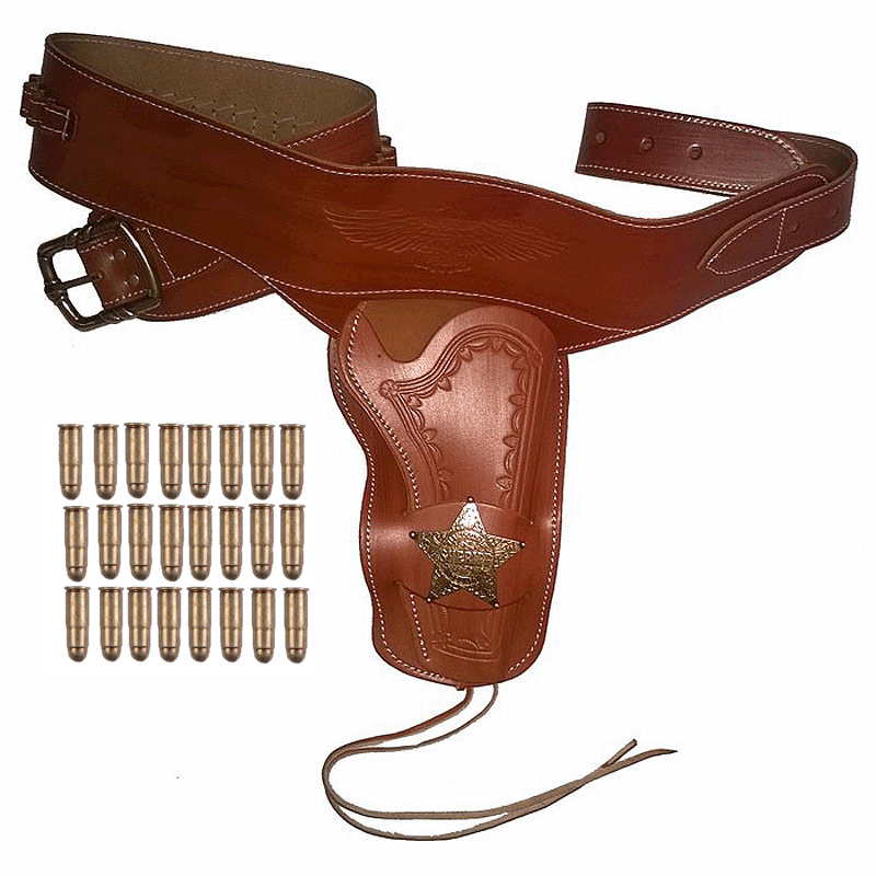 Revolvergürtel aus robusten Leder