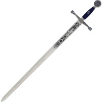 Schwert Excalibur silber-blau