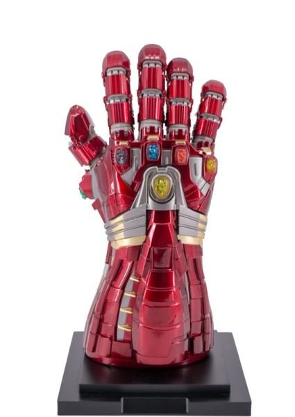 Iron Man Handschuh aus Metall mit Licht