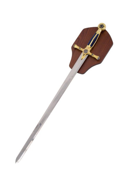 Schwert Freimaurer inklusive Holzdisplay