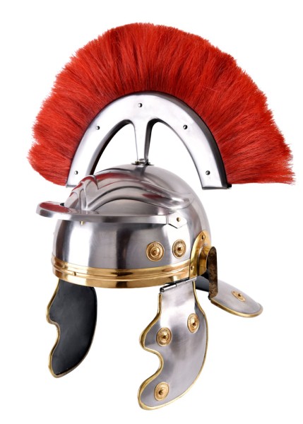 Römischer Centurio Offiziershelm mit Helmbusch kaufen