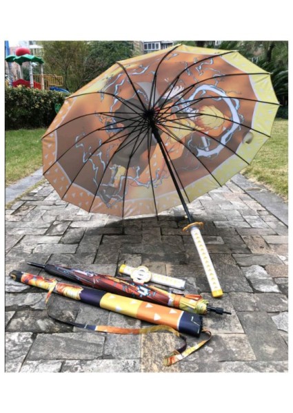 Katana Regenschirm Demon Slayer Agatsuma Zenitsu kaufen